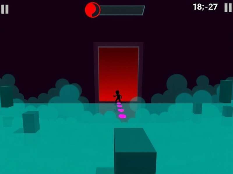Dark Doorway Dash Main Gameplay Dark Doorway Dash Game Screenshot